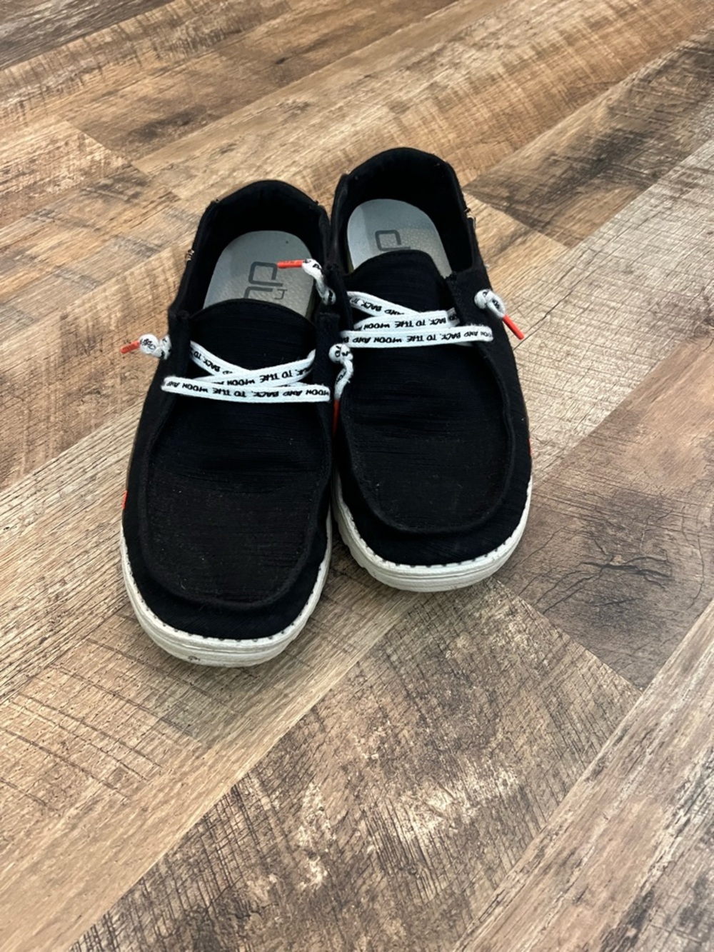 Women’s Black and Brown Slip-On Wendy Casual Sneakers with Leopard Accent - Picture 4 of 10